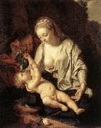WERFF, Adriaen van der Holy Family oil painting reproduction